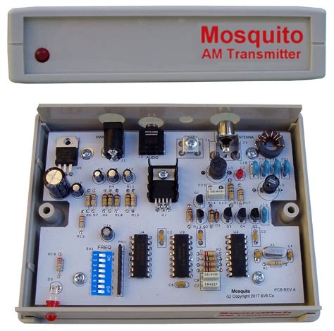 Mosquito 1 Watt AM Medium Wave Transmitter - 6V6 Electronics Company