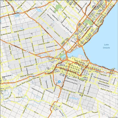 Map of Hamilton, Ontario - GIS Geography