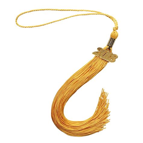 Gold Color Graduation Tassels With 2018 Year Charm - Buy Single Color ...