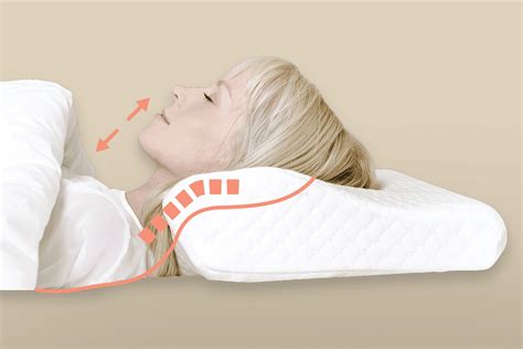 Neck Pain Pillow Cervical Support Pillow for Side & Back Sleepers