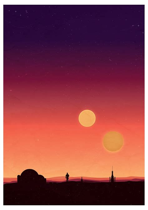 Tatooine Two Suns Wallpaper