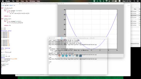 Nugroho's blog.: Lagrange Polynomial Interpolation on Python.