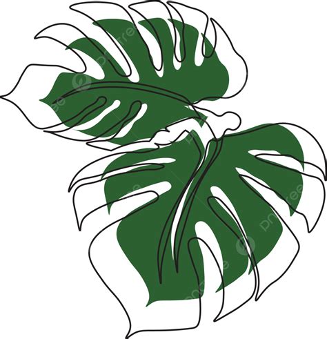 Monstera Plant Line Art, Monster Drawing, Plant Drawing, Ant Drawing ...