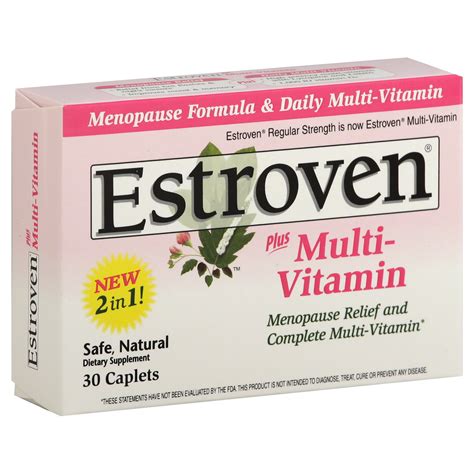 Estroven Plus Multi-Vitamin Menopause Relief and Complete Multi-Vitamin ...