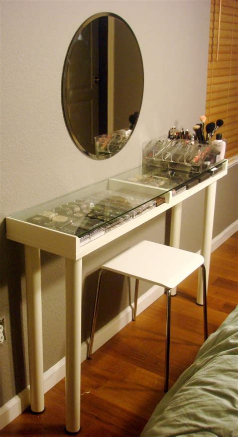 Picture Of Diy Ikea Makeup Vanity