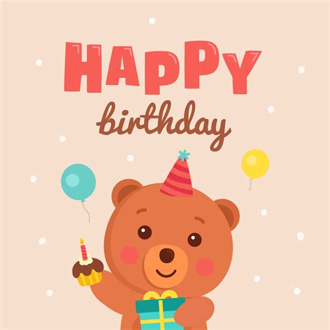 Happy Birthday Card Cute Ideal – Choose from Thousands of Templates