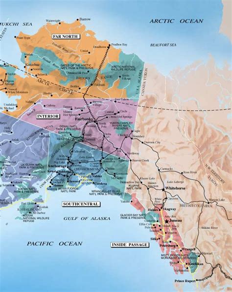 State Highway Map Of Alaska - Filide Winnifred