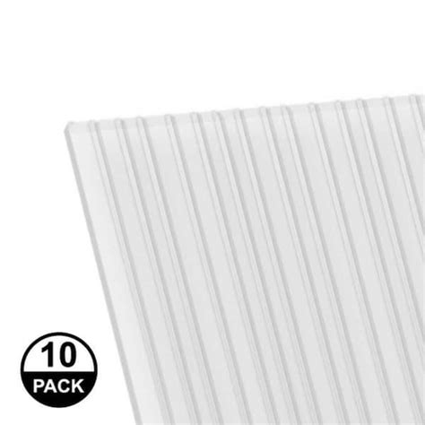 48 in. x 96 in. x 0.157 in. 4mm Clear Corrugated Algeria | Ubuy