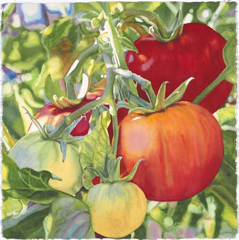 Vibrant Vegetable Watercolor for Children's Hospital Decor