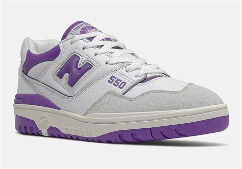 New Balance Pump Out a Purple-Tinged 550 - Sneaker Freaker