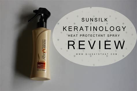 Sunsilk Keratinology Heat protectant spray review