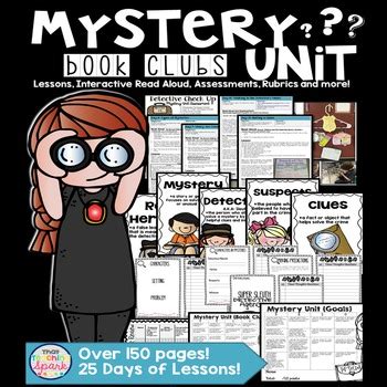 Mystery Book Club Unit by That Teaching Spark | Teachers Pay Teachers