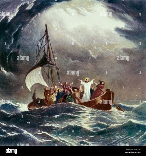 The Storm On The Sea Of Galilee Painting