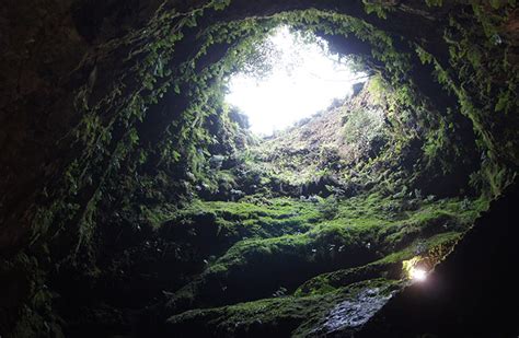 Inside Algar do Carvao, a Dormant Volcano in the Azores