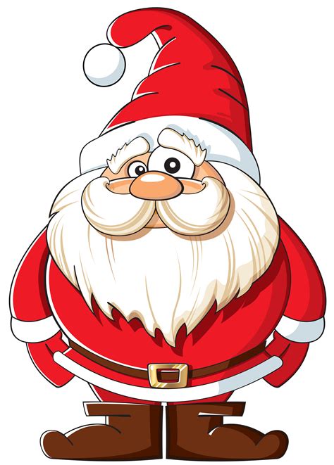 Festive Santa Clip Art