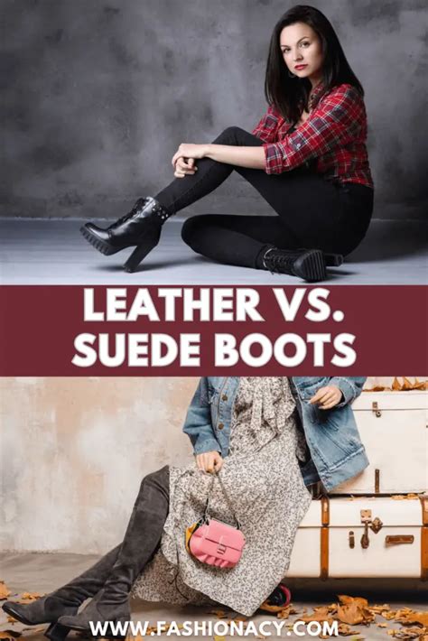 Leather vs. Suede Boots