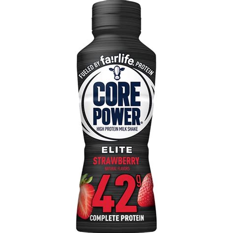 Fairlife Core Power Elite High Protein 42g Milk Shake, Strawberry, 14 ...