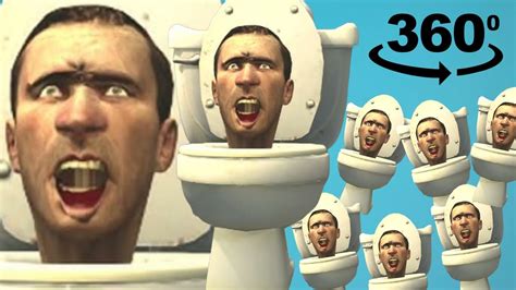 Skibidi Toilet Challenge 360 Video: The Ultimate Bathroom Adventure ...