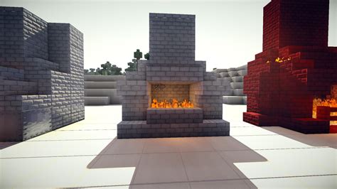 How To Make A Fireplace In Minecraft