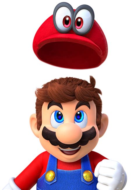 Mario & Cappy Art - Super Mario Odyssey Art Gallery