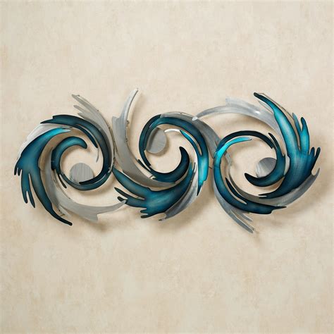 15 Best Collection of Teal Metal Wall Art