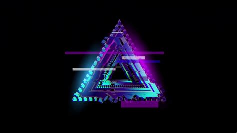 Glitch Logo Animation in After Effects (Triangle Glitch) - YouTube