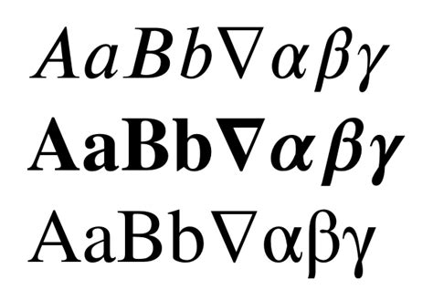 How can I get bold math symbols?Why can't I get a bold Greek letter?How ...