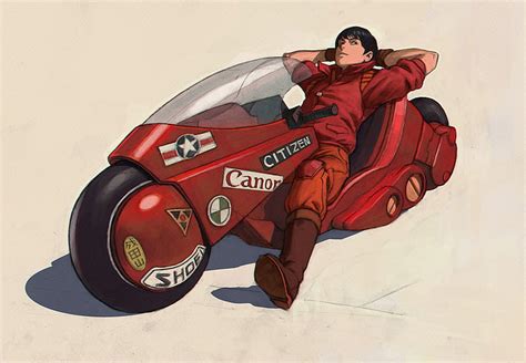 HD wallpaper: Akira, motorcycle, Shotaro Kaneda, movie poster ...