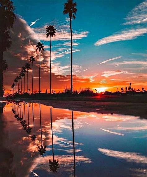 Sunset in Palm Springs, California, USA | Nature photography, Beautiful ...