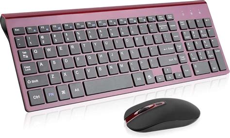 Amazon.com: wireless keyboard and mouse red