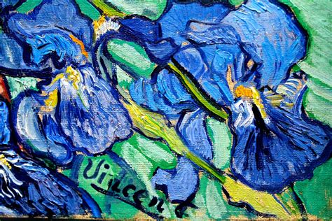 copy van gogh irises close up - Google Search | Van gogh irises ...