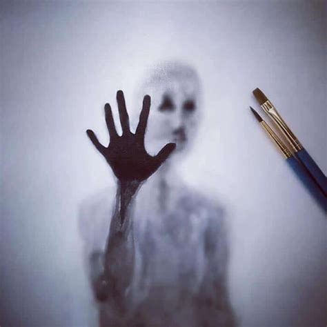 Ghostly Haunting Drawing by Willie Hsu - Design Swan