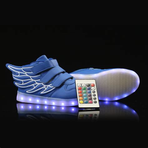 Bright Wings LED Shoes Kids Blue