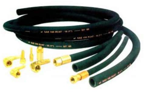 Green Rubber Metal Coated Flexible Hydraulic Hose Pipe at Best Price in ...