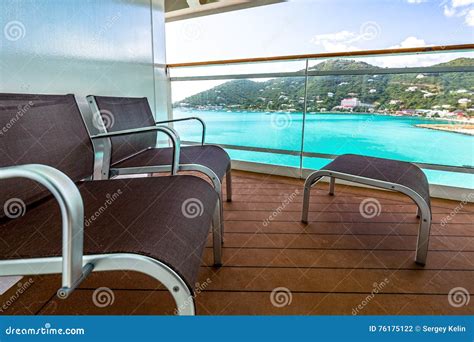 Balcony View on Cruise Ship Stock Photo - Image of luxury, ship: 76175122