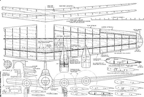 Boeing B17-G Plans - AeroFred - Download Free Model Airplane Plans