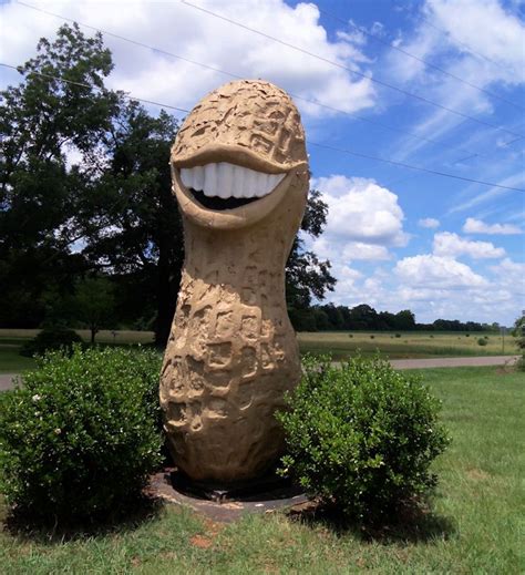 Jimmy Carter Peanut Statue - located in Plains, Georgia. Jimmy Carter ...