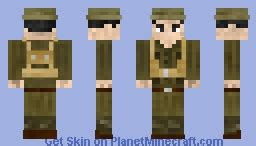 British Soldier WW1 Minecraft Skin