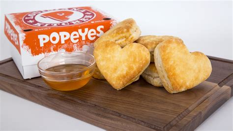 Popeyes has heart-shaped biscuits for National Buttermilk Biscuit Day