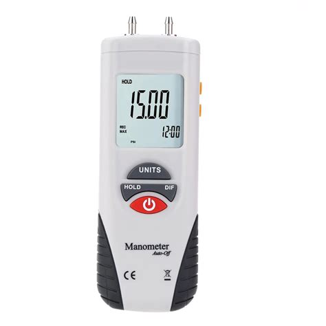 LCD HT 1890 Digital Manometer Air Pressure Meter Pressure Gauges ...