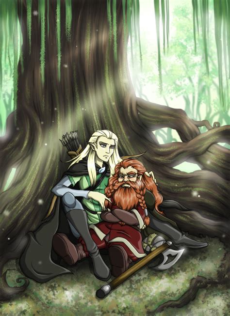 Commission: Legolas and Gimli by OneLovelySin on DeviantArt