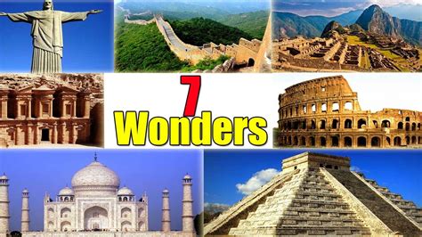 Latest 7 Wonders of the World 2015 - YouTube