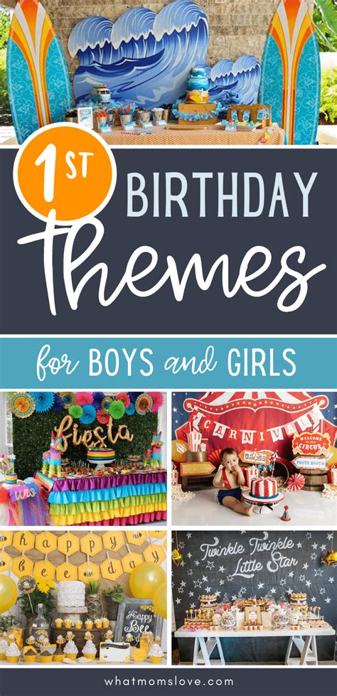 Unique First Birthday Party Themes. 100 Creative Ideas to Celebrate ...