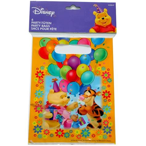 Winnie the Pooh Party Treat Bags - Party Supplies, Amscan RM550842 ...