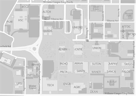 Asu Polytechnic Campus Map - United States Map States District