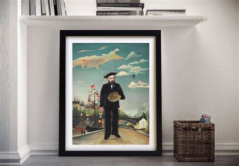 Myself Henri Rousseau Self Portrait Print on Canvas | Cheap Wall Art AU