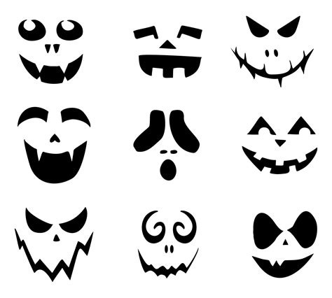 5 Best Funny Pumpkin Stencils Printable PDF for Free at Printablee