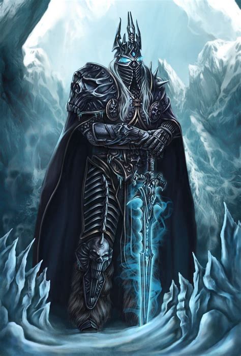 Arthas the Lich King by Kate Draconi 2D / Concept Artist | Lich king ...