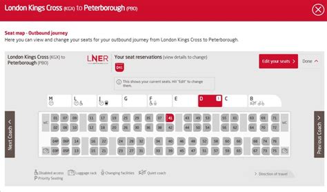 Lner First Class Seat Layout - Image to u