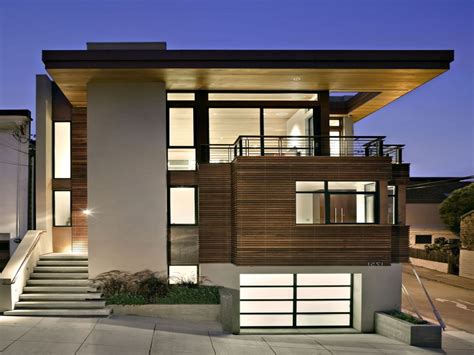 Modern Minimalist House. Beautiful Exterior Design For Minimalist ...